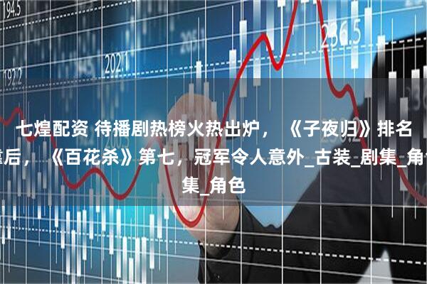 七煌配资 待播剧热榜火热出炉， 《子夜归》排名靠后， 《百花杀》第七，冠军令人意外_古装_剧集_角色
