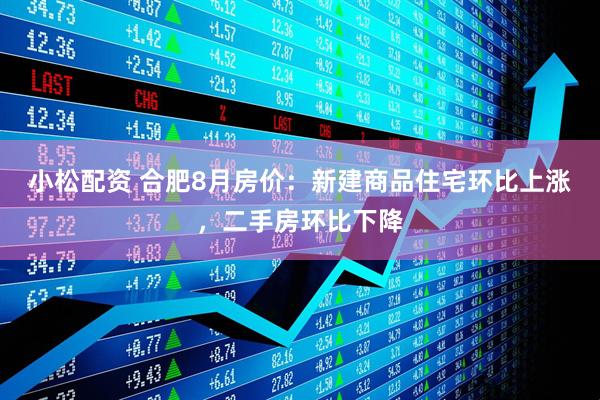 小松配资 合肥8月房价：新建商品住宅环比上涨，二手房环比下降