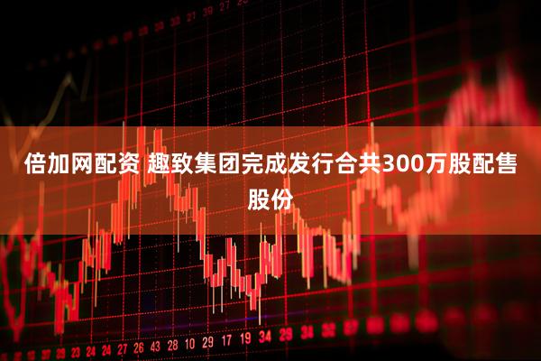 倍加网配资 趣致集团完成发行合共300万股配售股份
