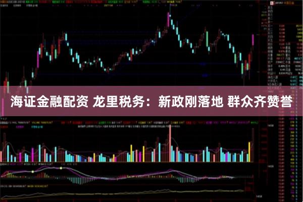 海证金融配资 龙里税务：新政刚落地 群众齐赞誉